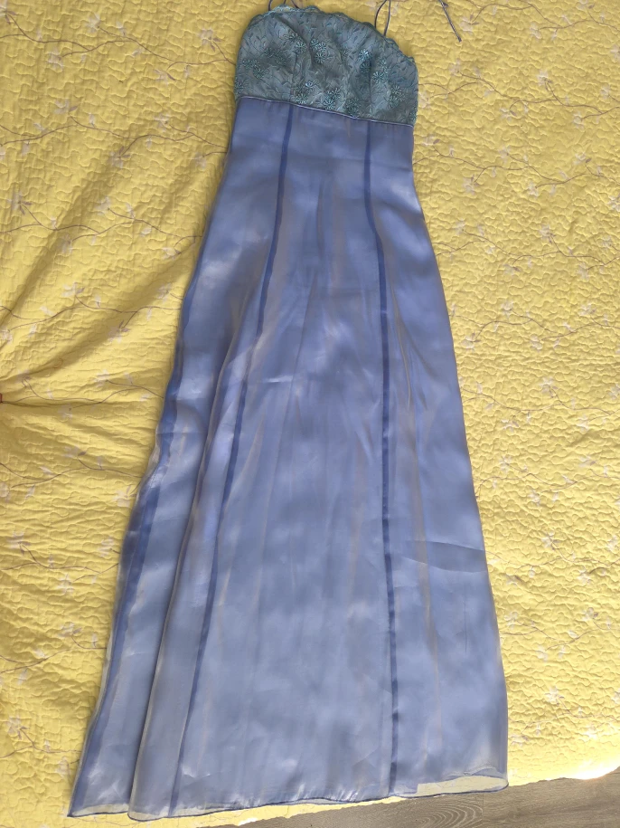Blue Formal Evening Gown
