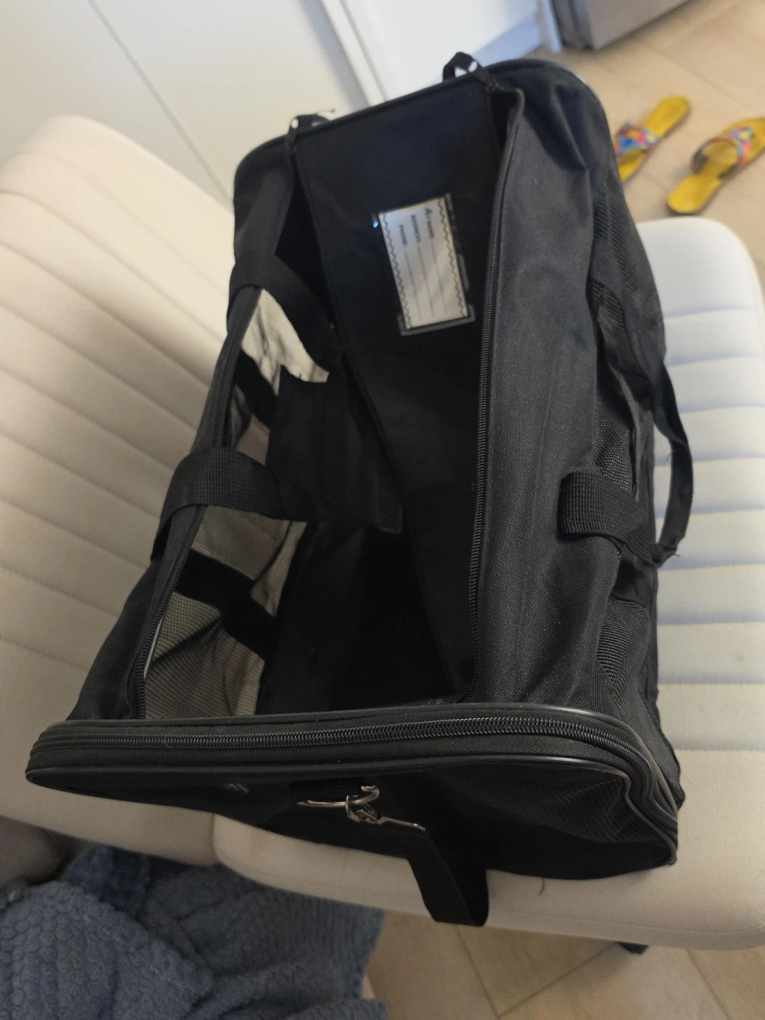 Black Pet Carrier Bag