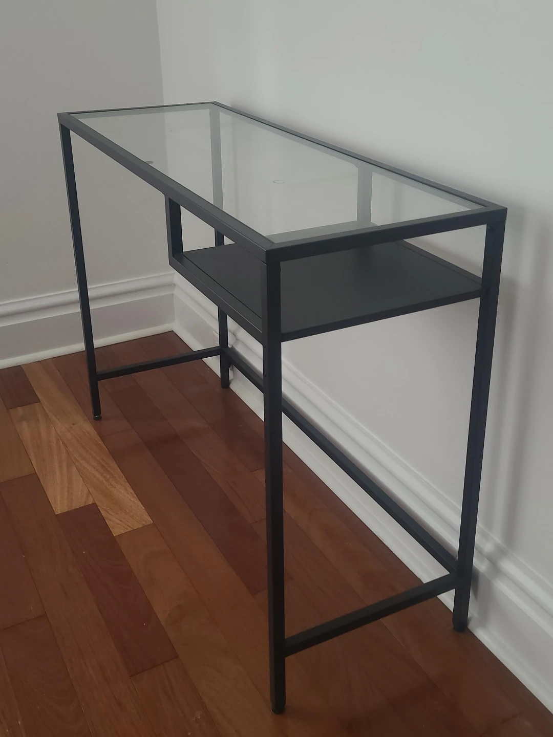 ✨ IKEA VITTSJÖ Glass Console Table & Laptop Desk ✨