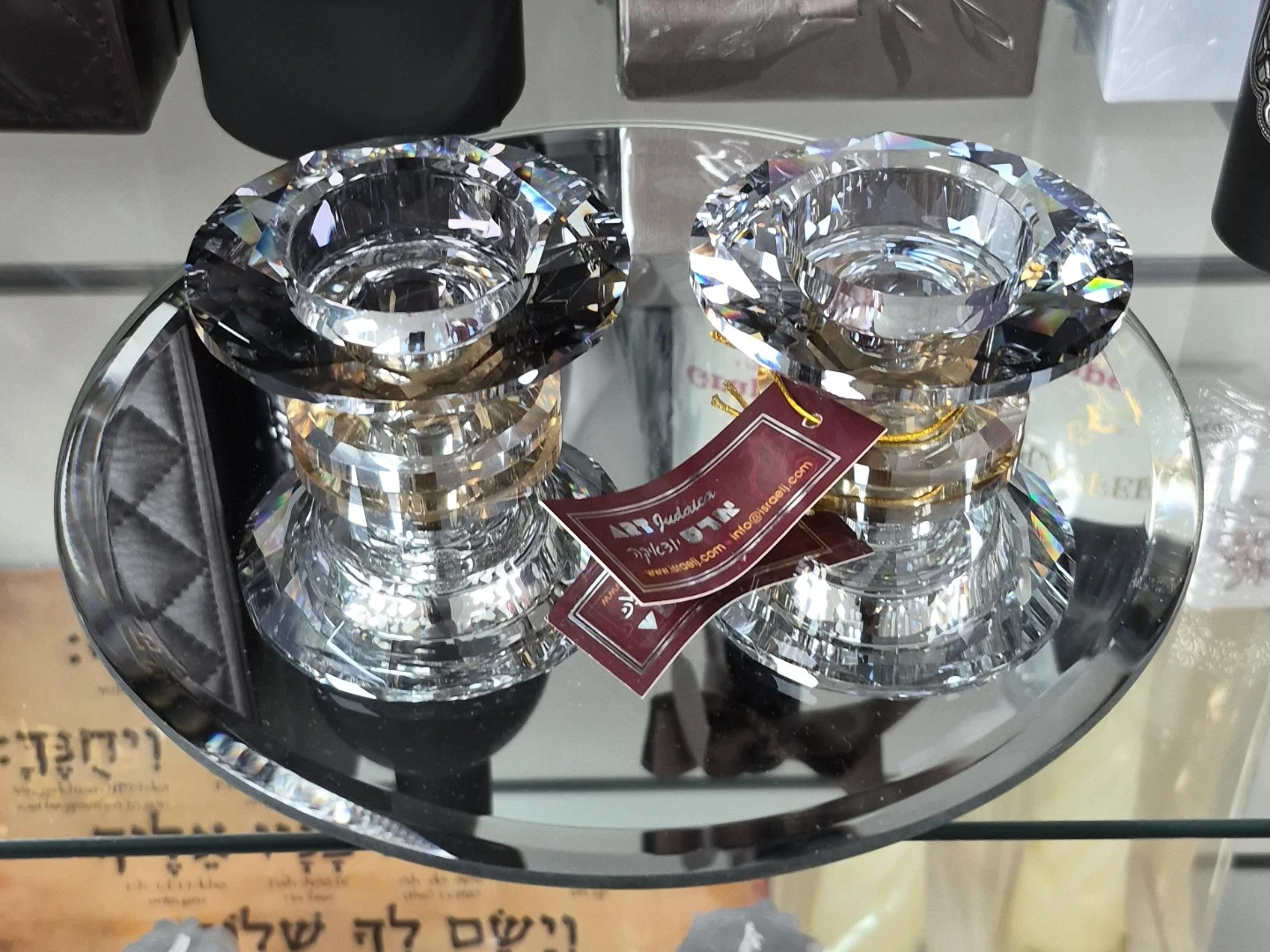 Crystal Candle Holders (Set of 2)