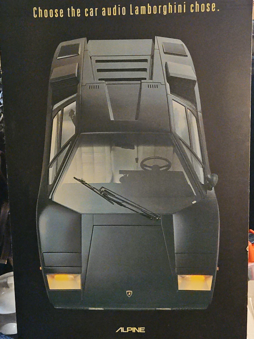 Alpine Car Audio Lamborghini Poster - photo 5