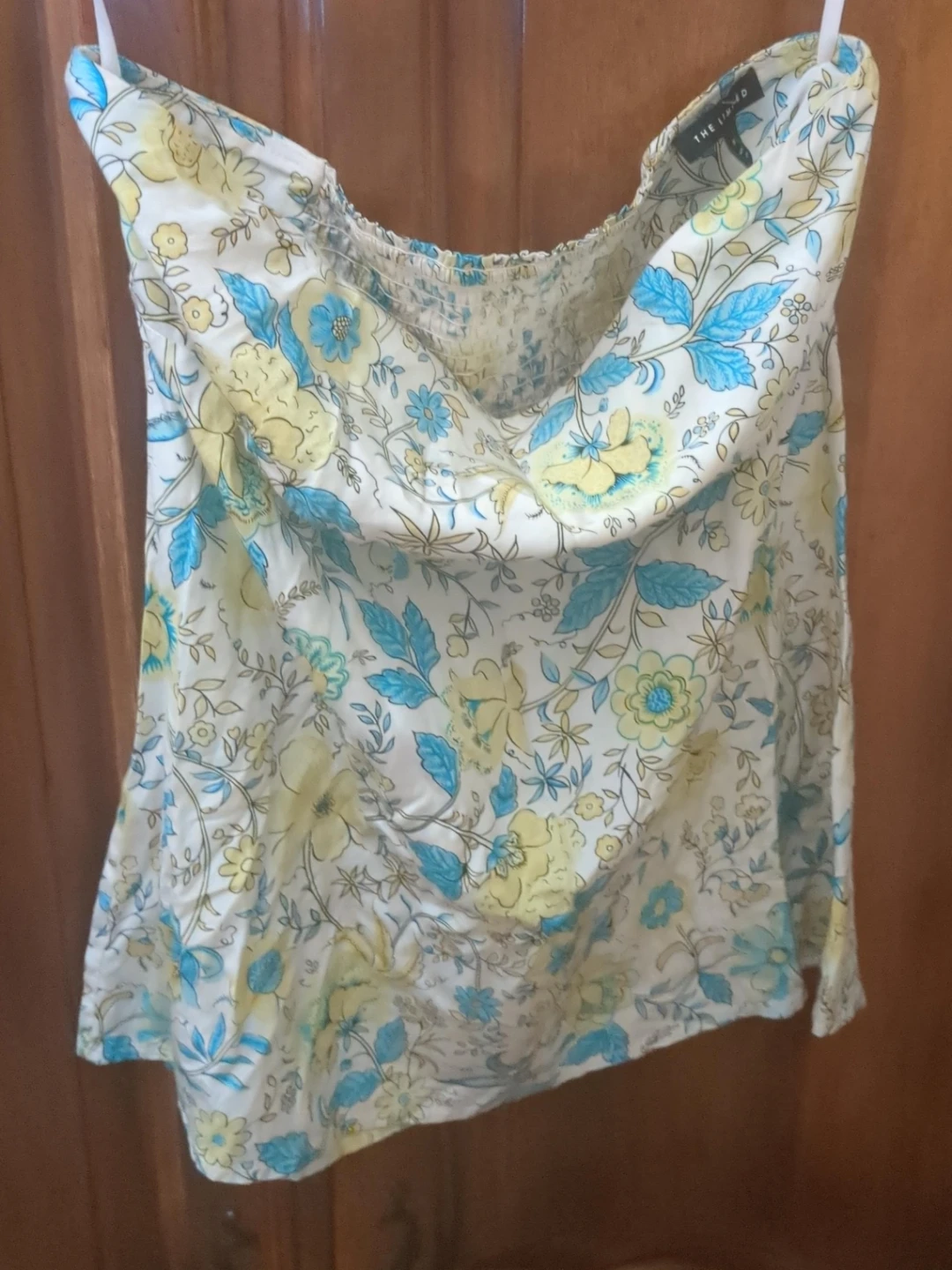 The Limited Floral Print Smocked Camisole Top Size M