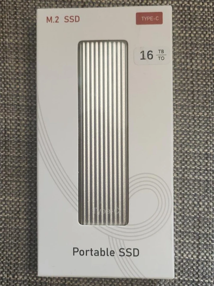 M.2 16TB Type-C Portable SSD