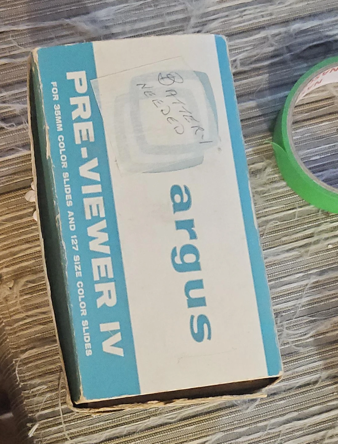Argus PRE-VIEWER IV for 35mm and 127 Color Slides