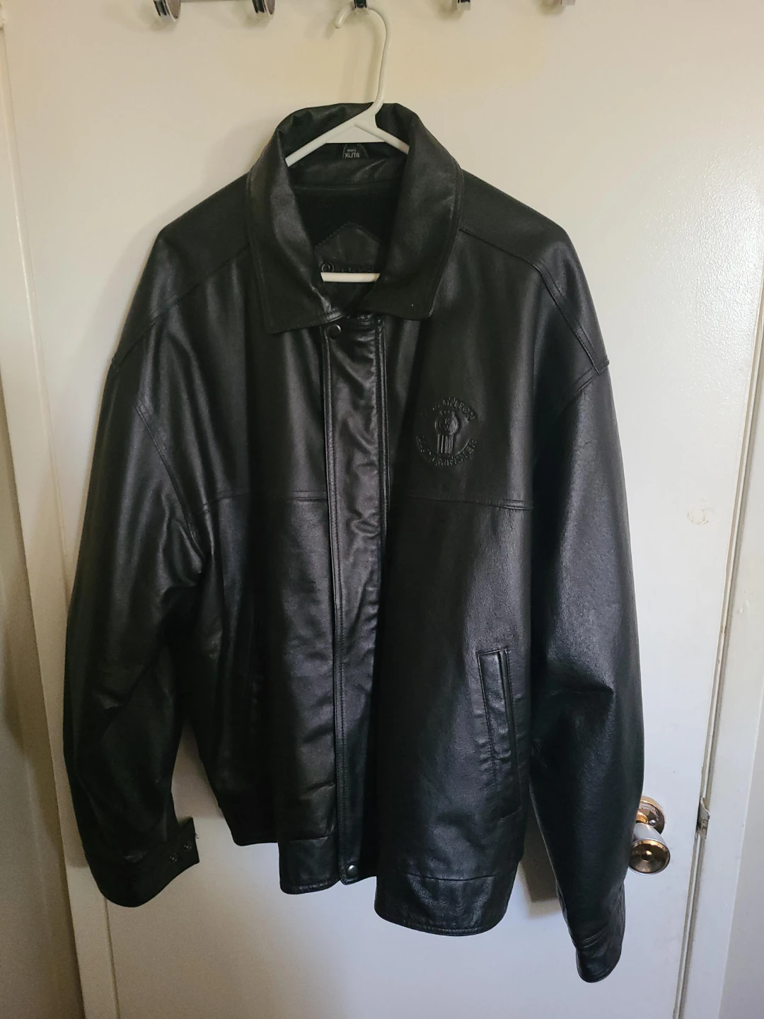 Black Leather Jacket - Kenworth