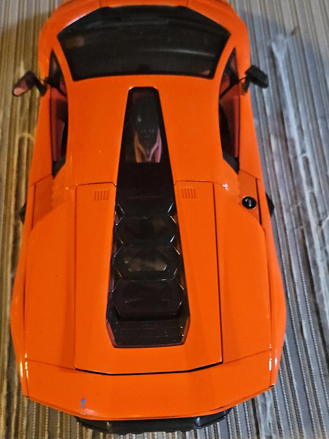 Orange Toy Sports Car