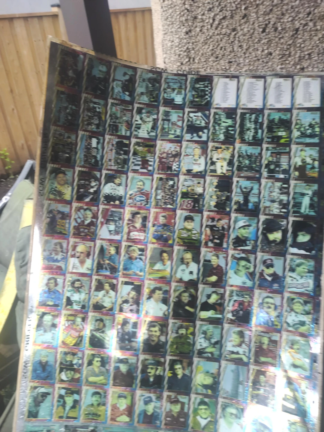 Racing Card Collection Poster