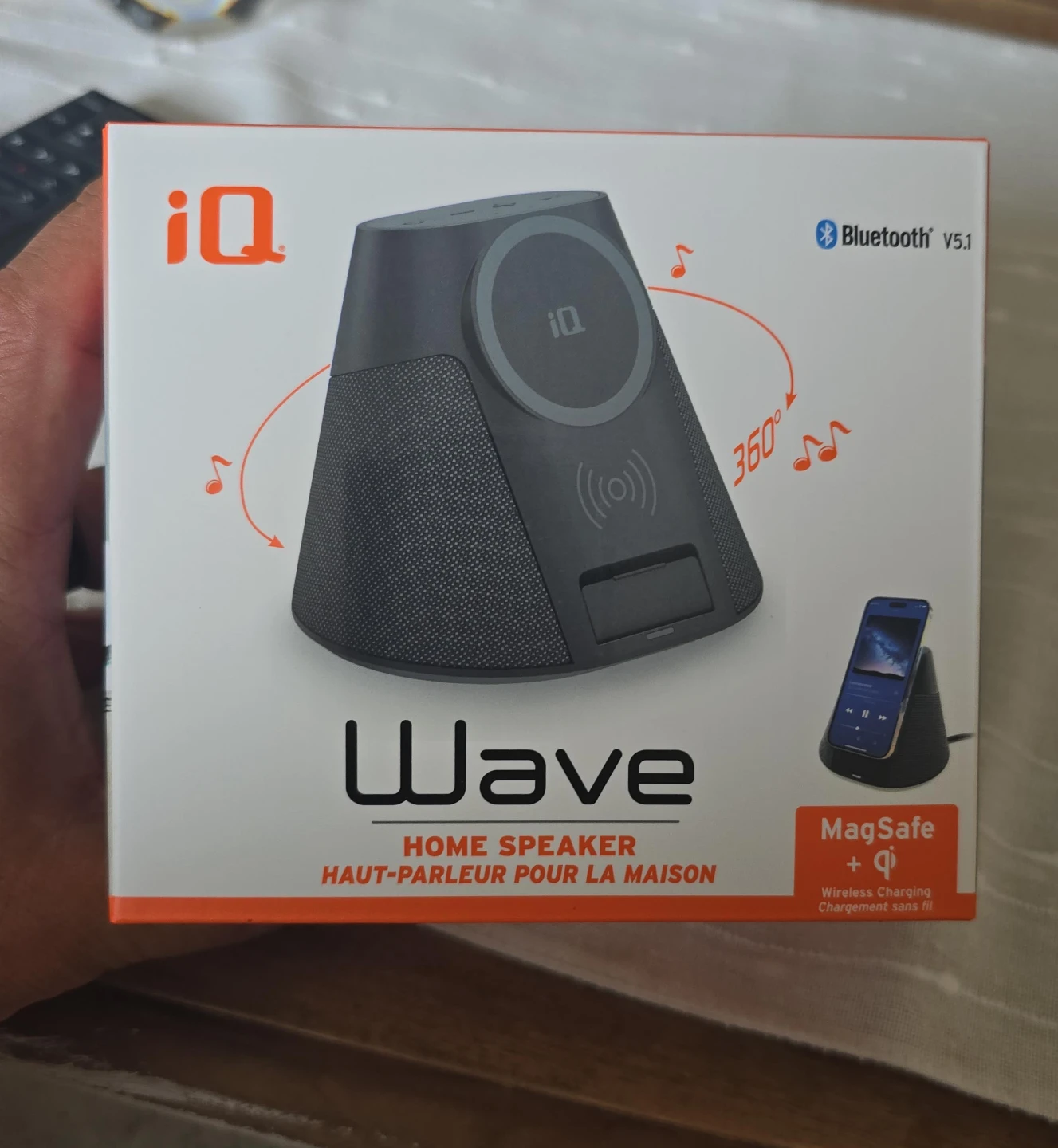 iQ Wave Home Speaker with Bluetooth v5.1