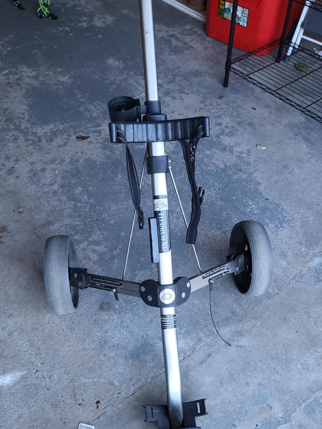 One Golf Titanium XE Golf Push Cart