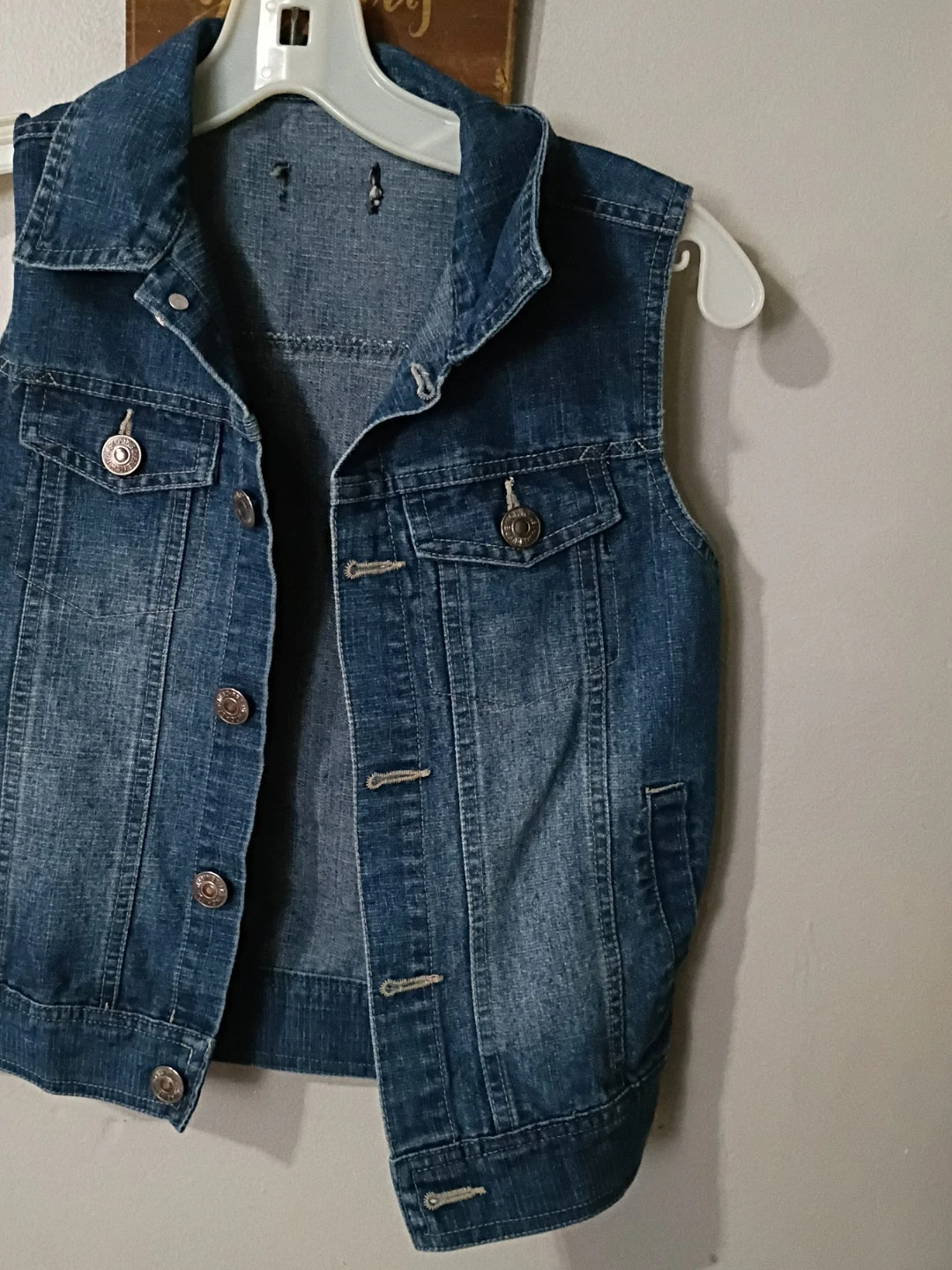 Blue Denim Vest