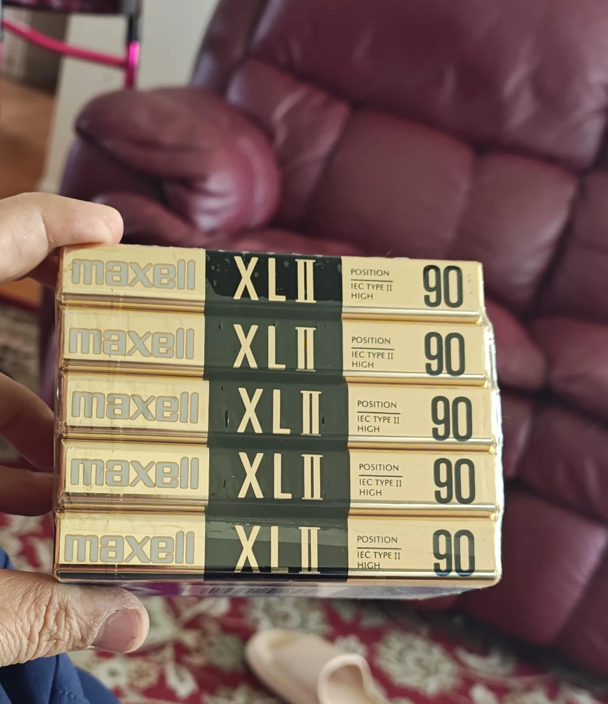 Maxell XLII 90 Cassette Tapes - 5 Pack