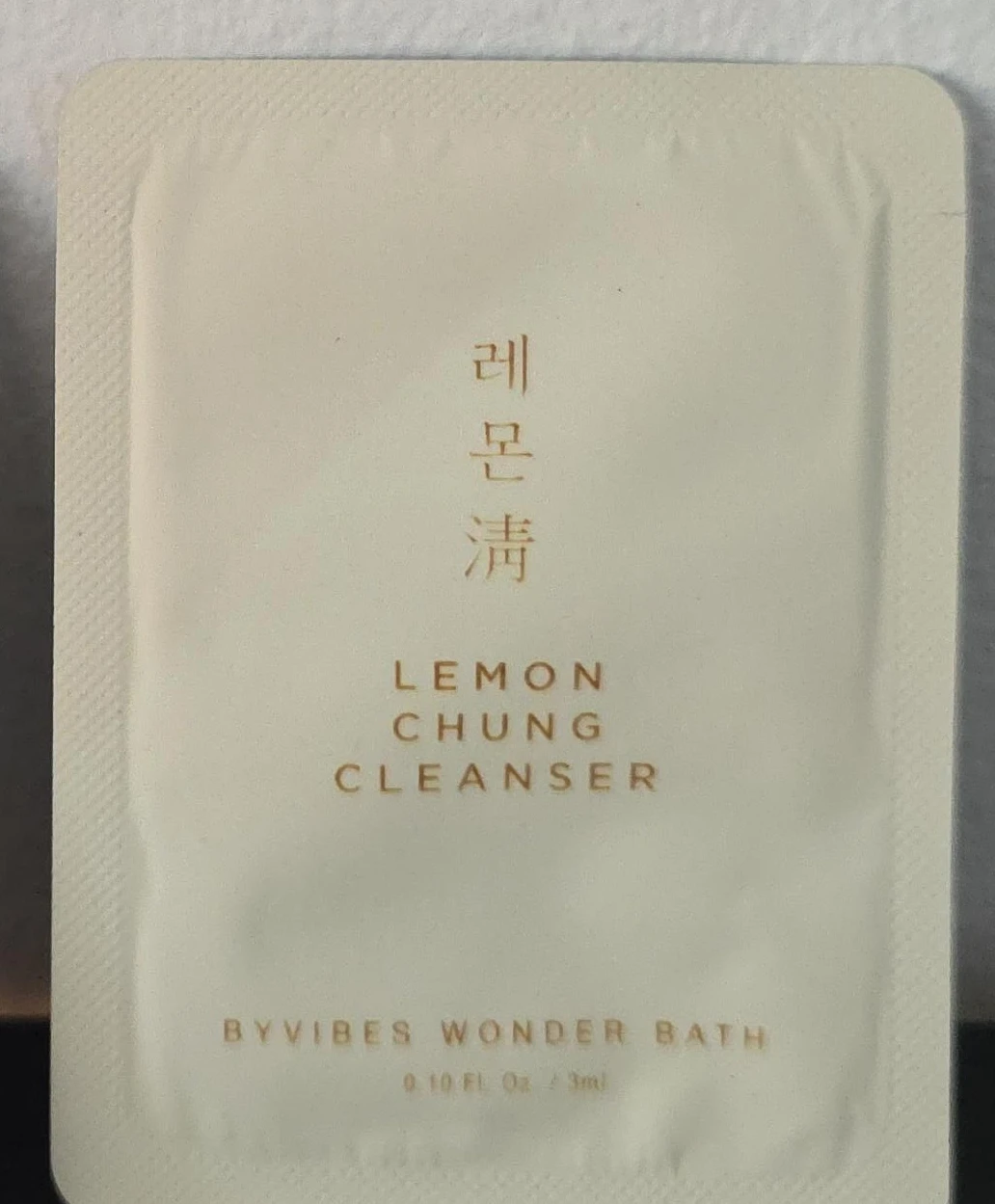 BYVIBES WONDER BATH Lemon Chung Cleanser Sample