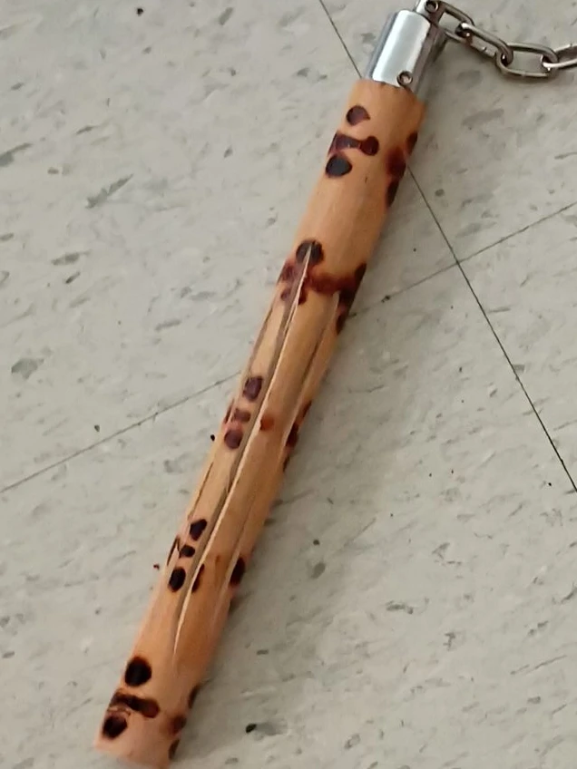 Wooden Nunchucks with Chain