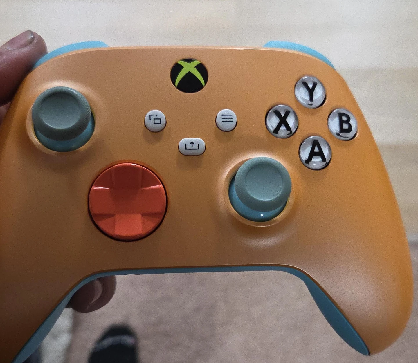 Xbox Wireless Controller - Orange and Blue