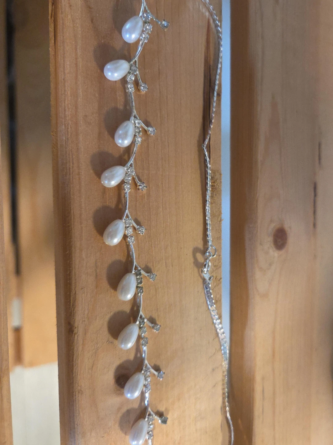 Pearl and Rhinestone Vine Hair Vine