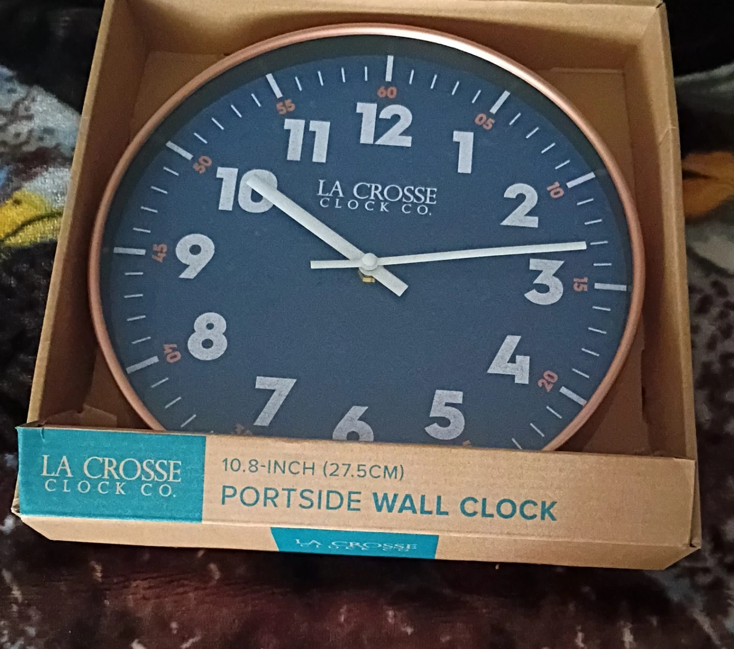 La Crosse Clock Co. Portside Wall Clock - 10.8-inch