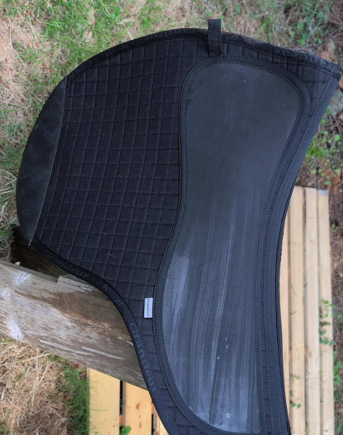 Black English Saddle Pad