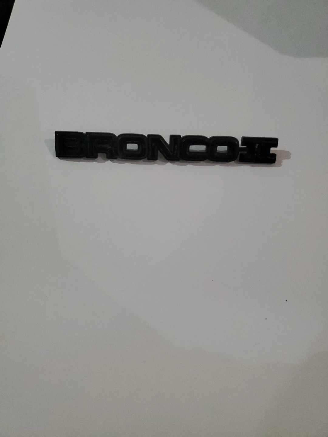 Bronco II Badge Emblem
