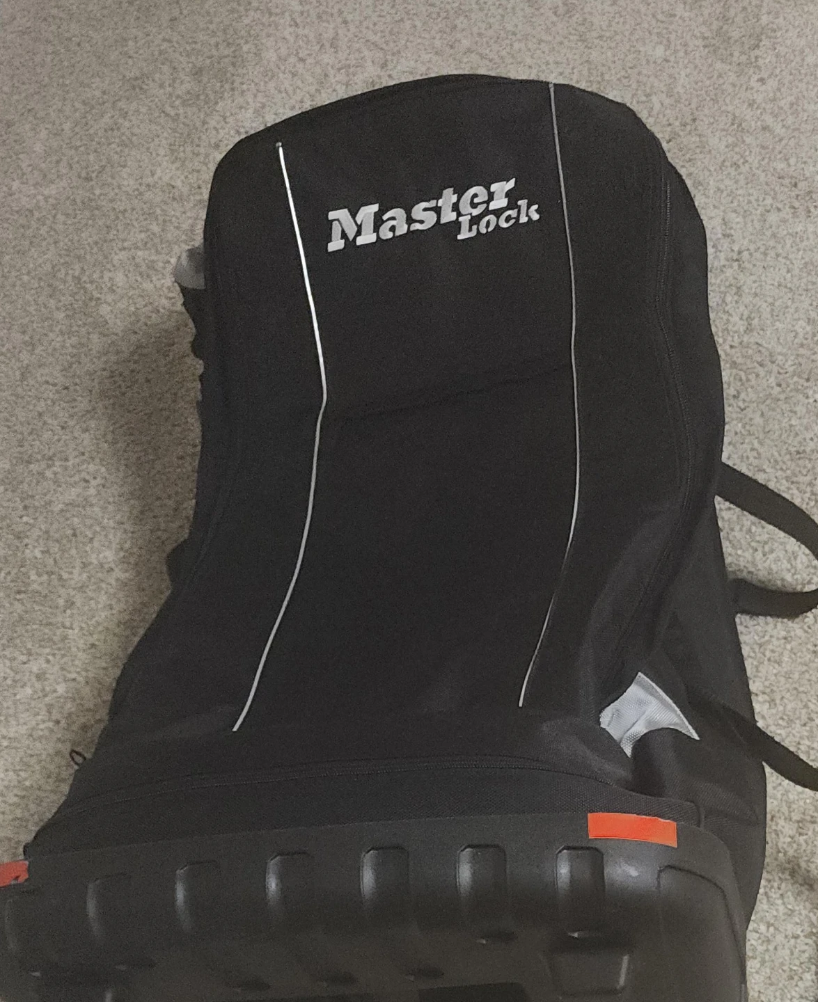 Master Lock Black Duffel Bag with Wheels