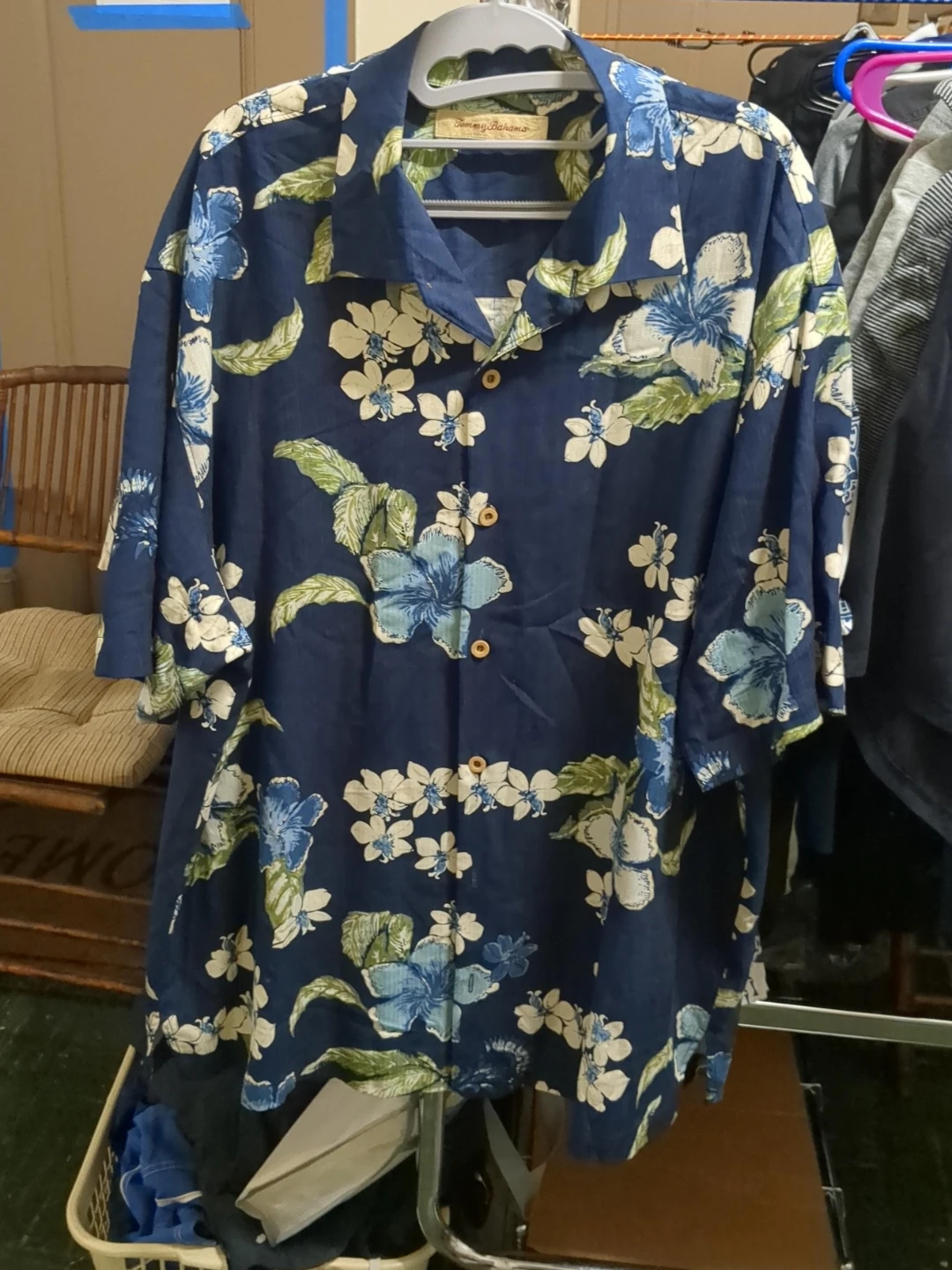 Tommy Bahama Silk Hawaiian Shirt XL