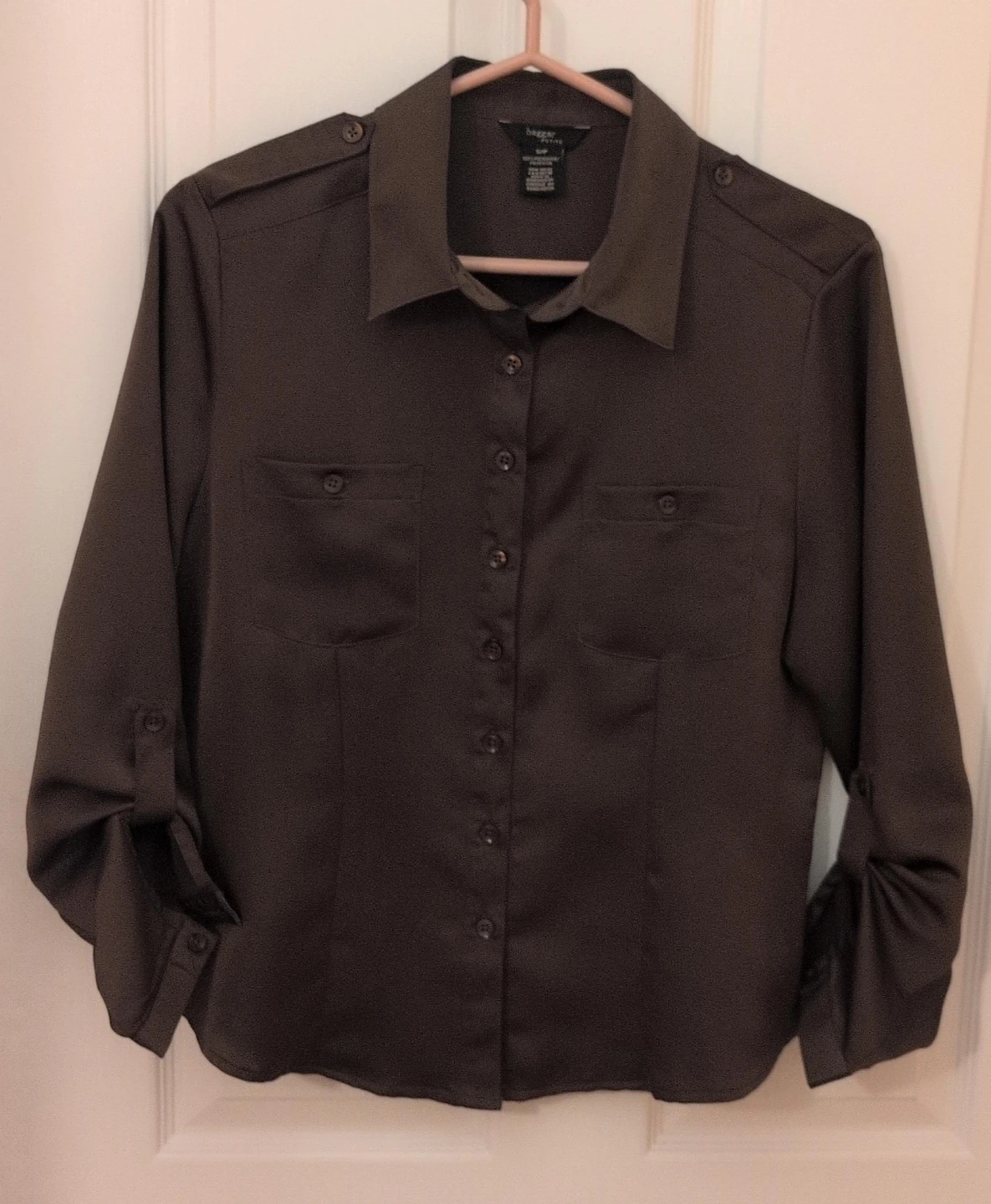 Haggar Petite Button-Up Shirt