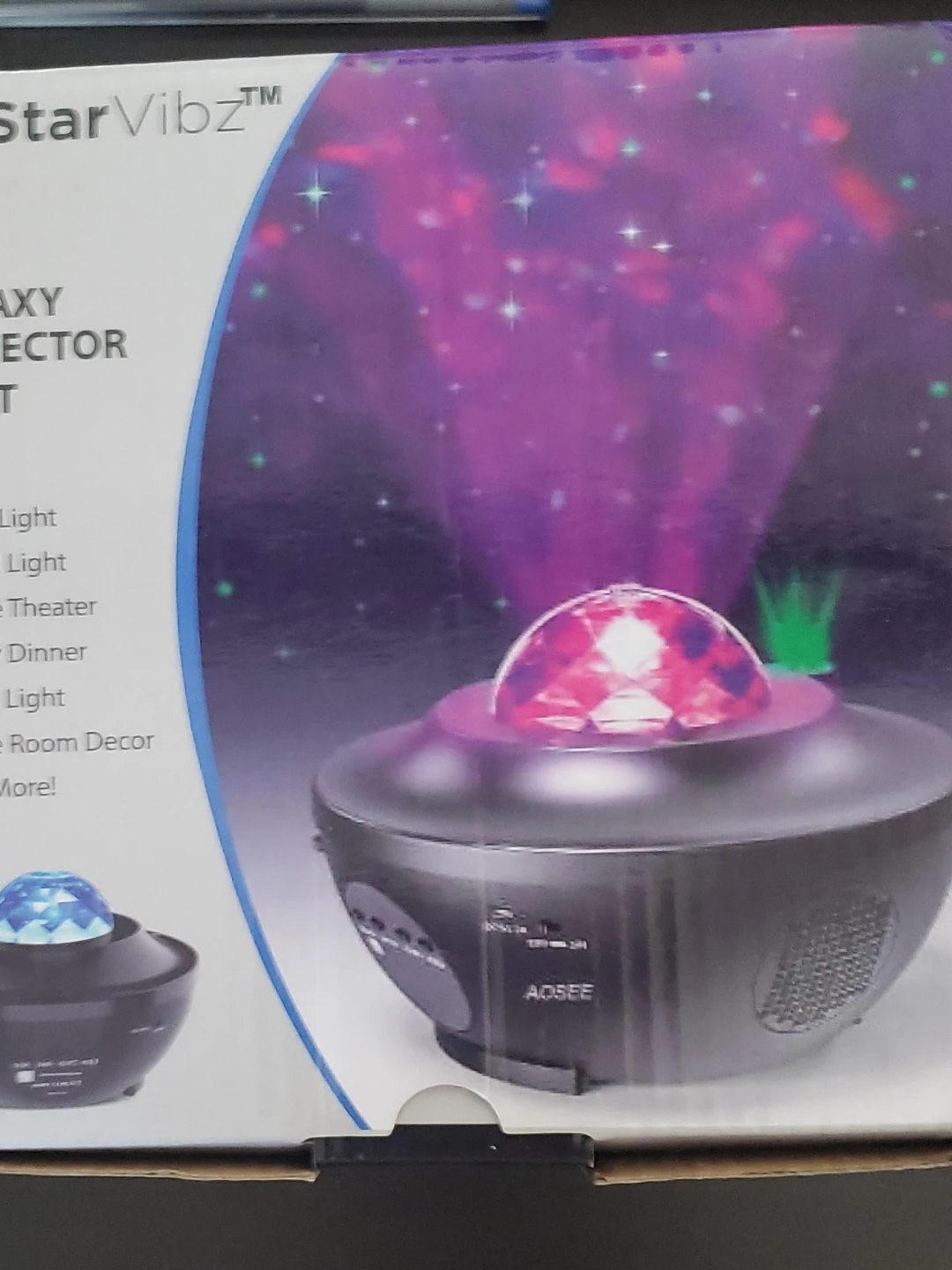 StarVibz Galaxy Projector Light