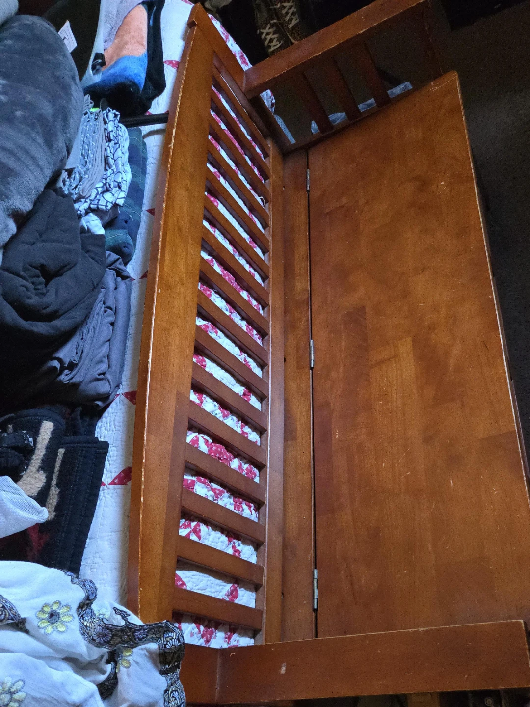 Wooden Storage Bench