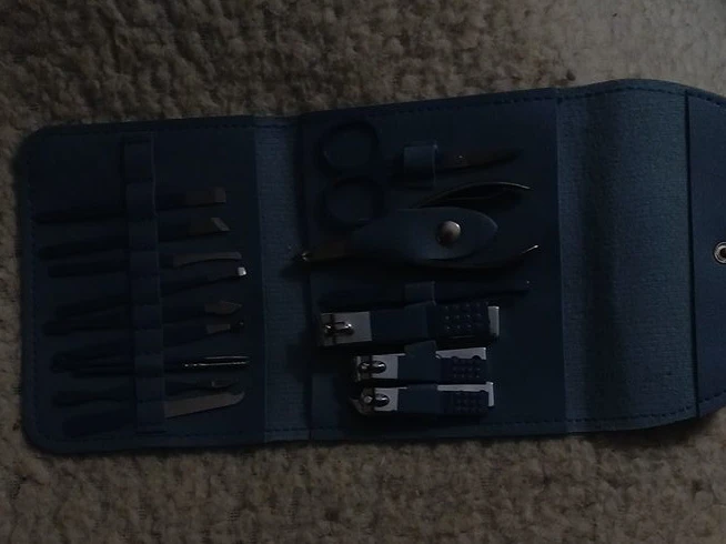 Blue Manicure & Pedicure Set