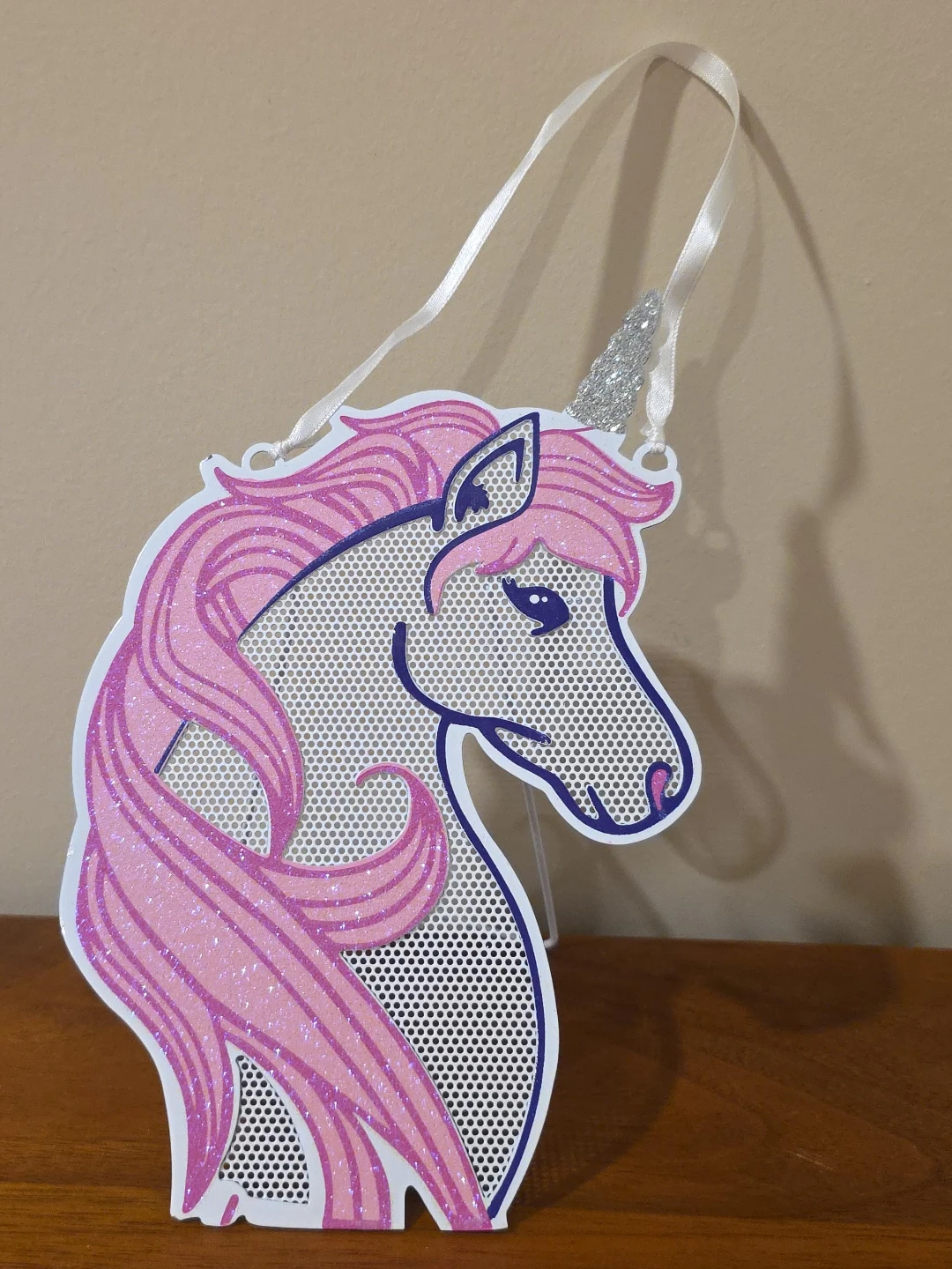 Sparkly Pink Unicorn Earring Holder