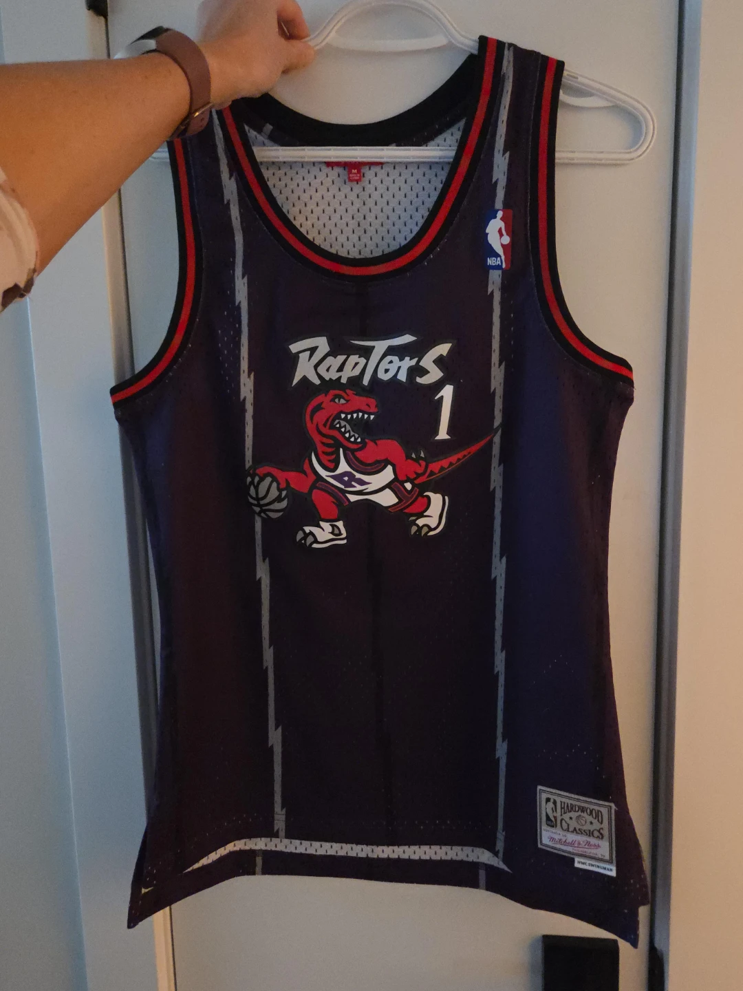 Womens/ kids Toronto Raptors McGrady #1 Hardwood Classics Jersey