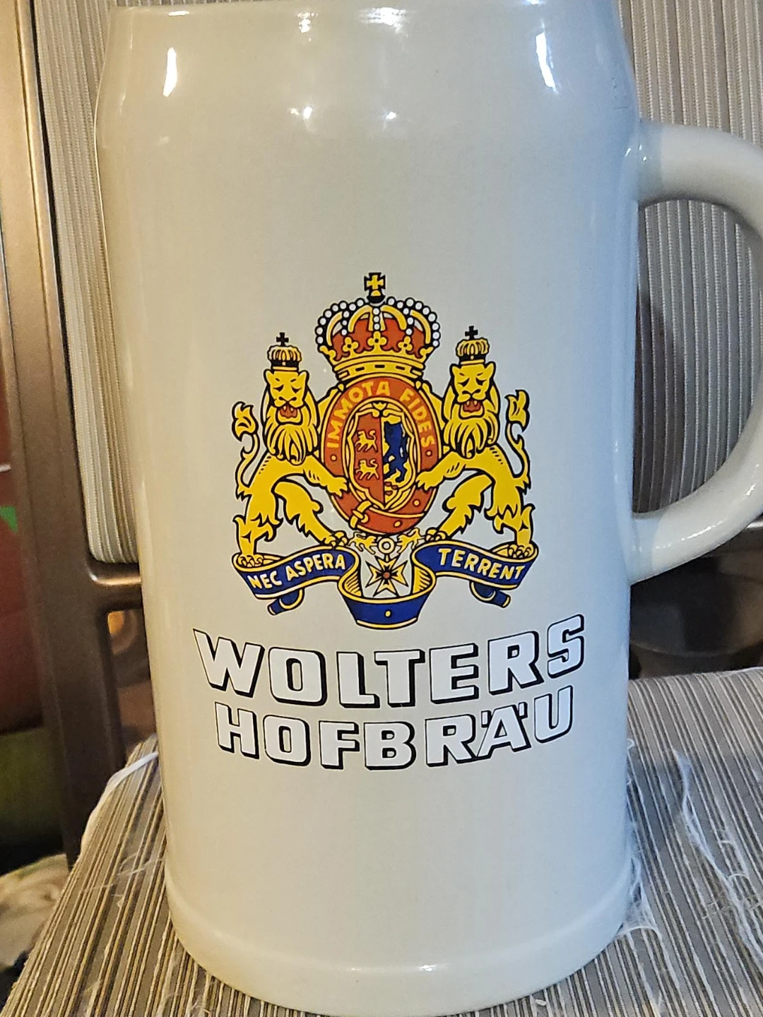 Wolters Hofbrau Ceramic Beer Stein