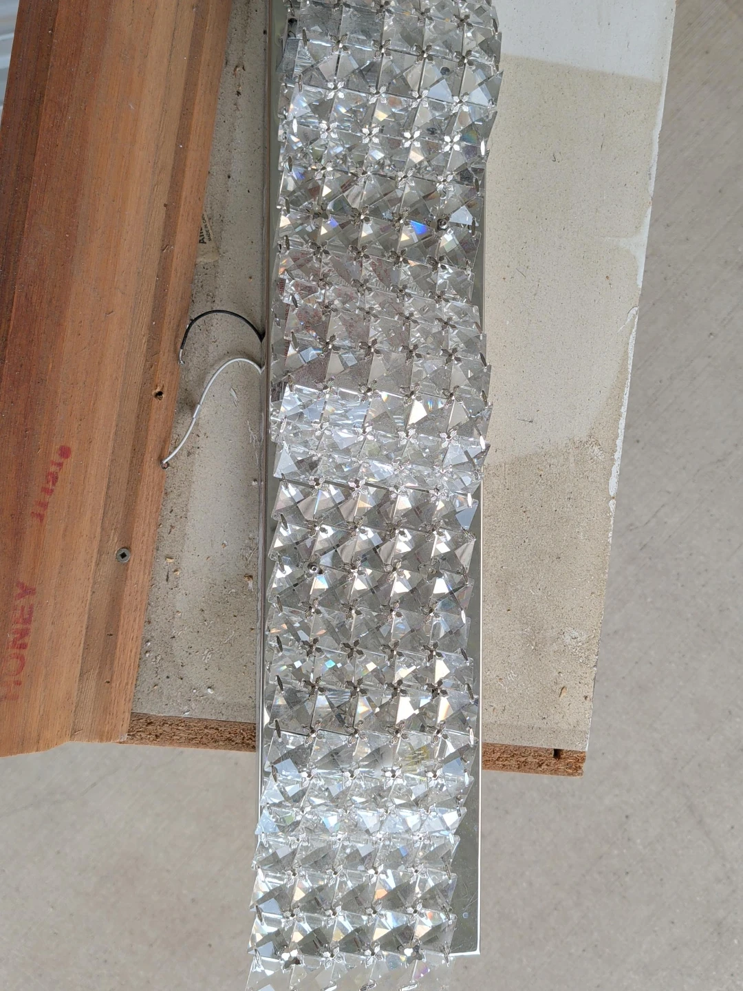 Crystal Beaded Light Fixture Accent