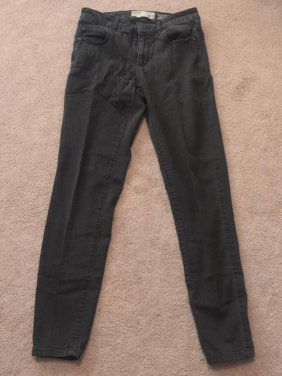 Garage Charcoal Grey Jeans Size 07