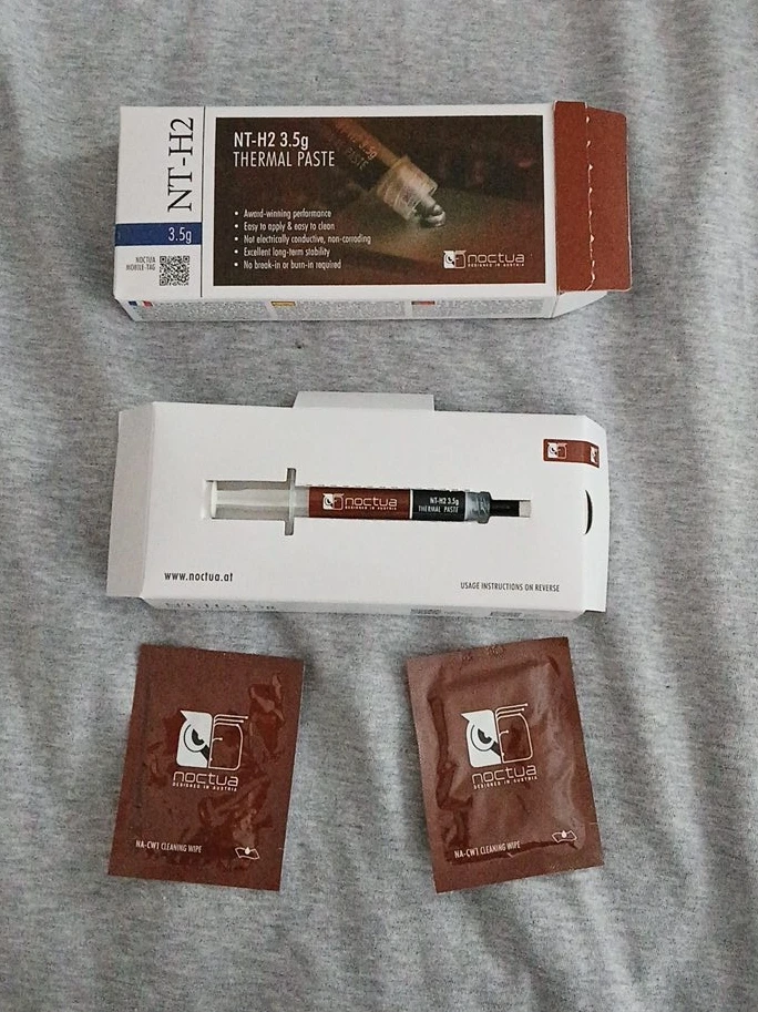 Noctua NT-H2 3.5g, Thermal Computer Paste with 2 cleaning wipes