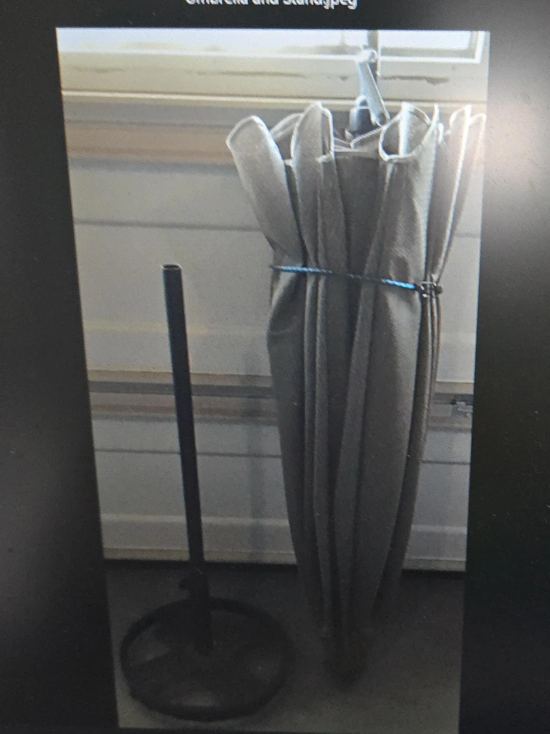 Umbrella and stand