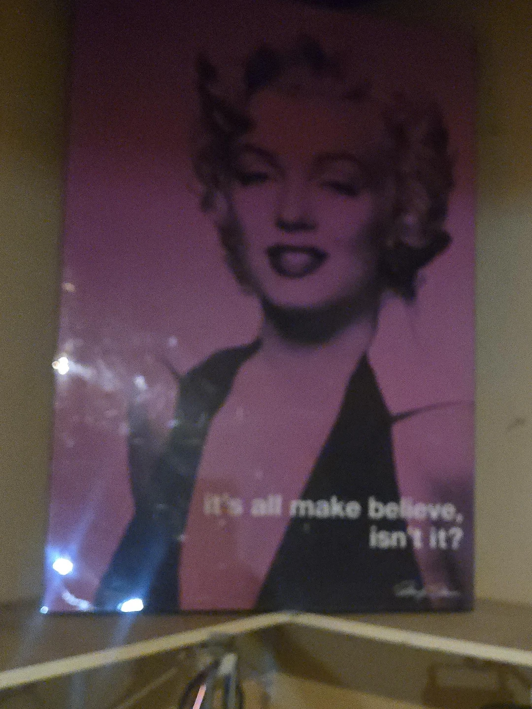 Marilyn Monroe Pink Poster - photo 3