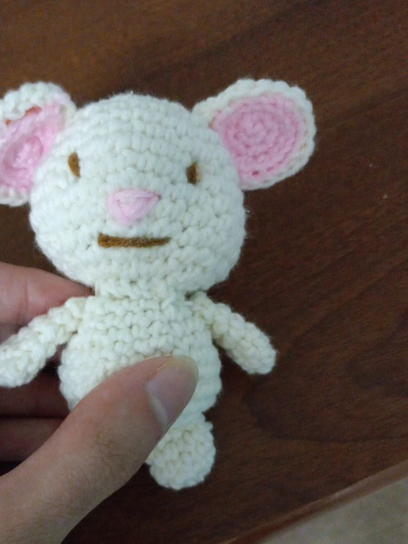 Handmade Crochet Mouse Plushie