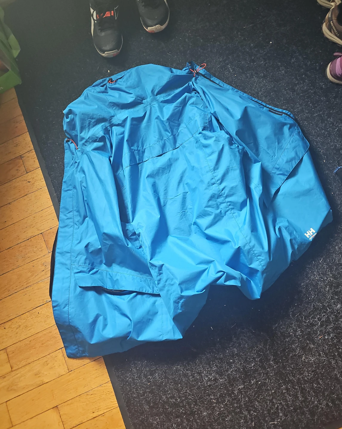 Helly Hansen Blue Rain Jacket