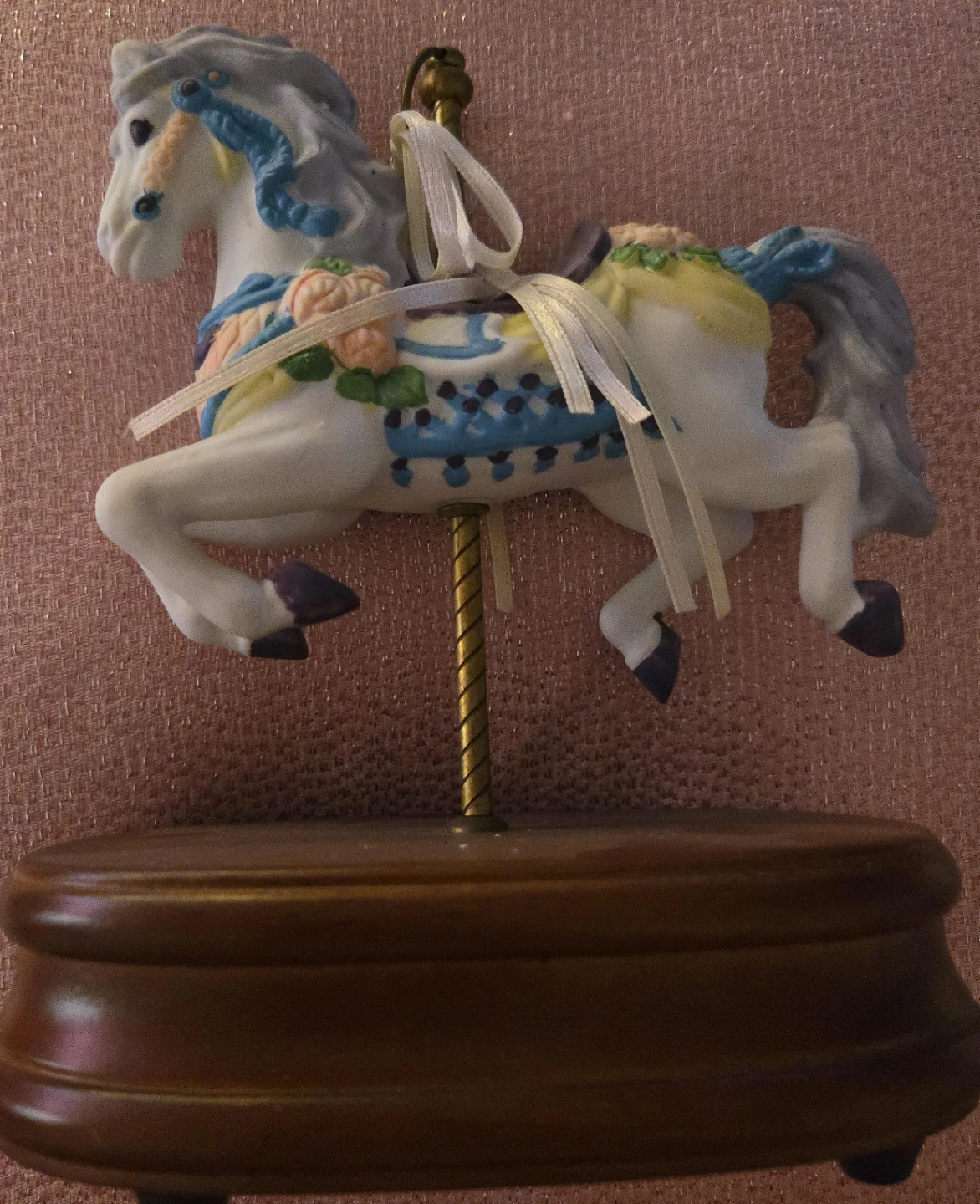 Carousel Horse Music Box