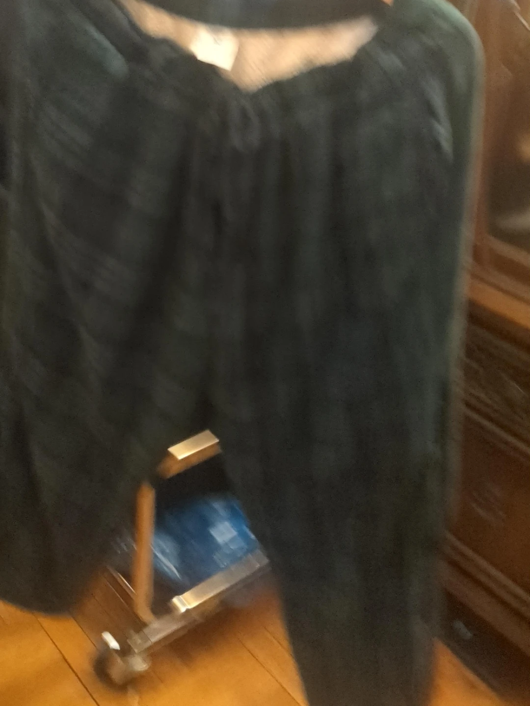 Lands' End Plaid Fleece Lined Lounge Pants Size L