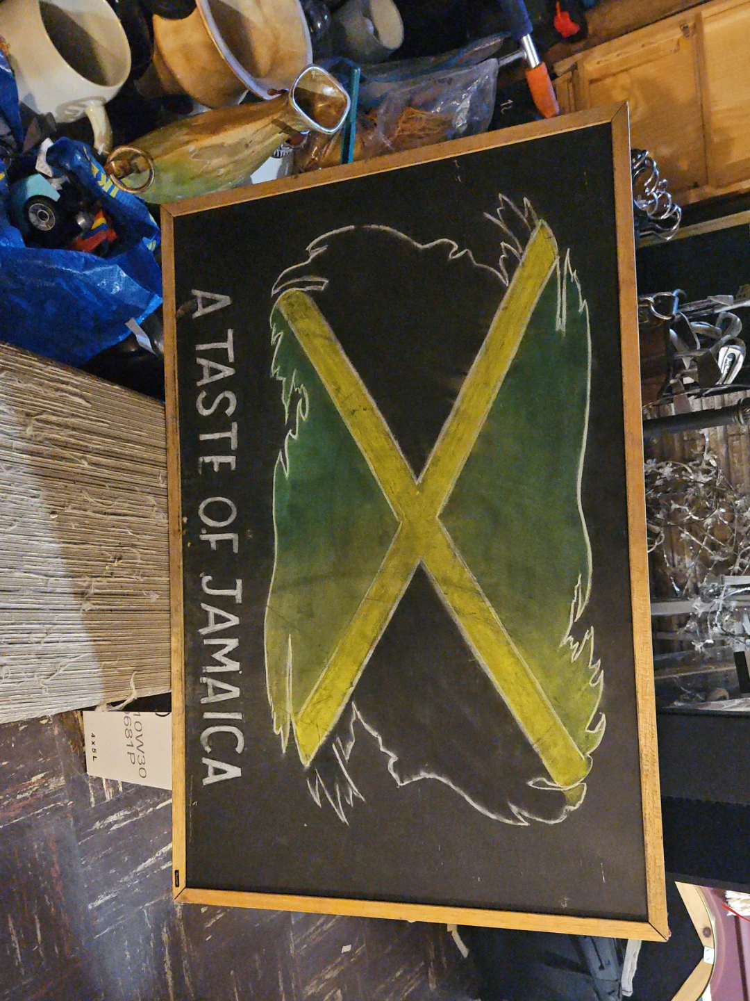 Chalkboard Art - A Taste of Jamaica