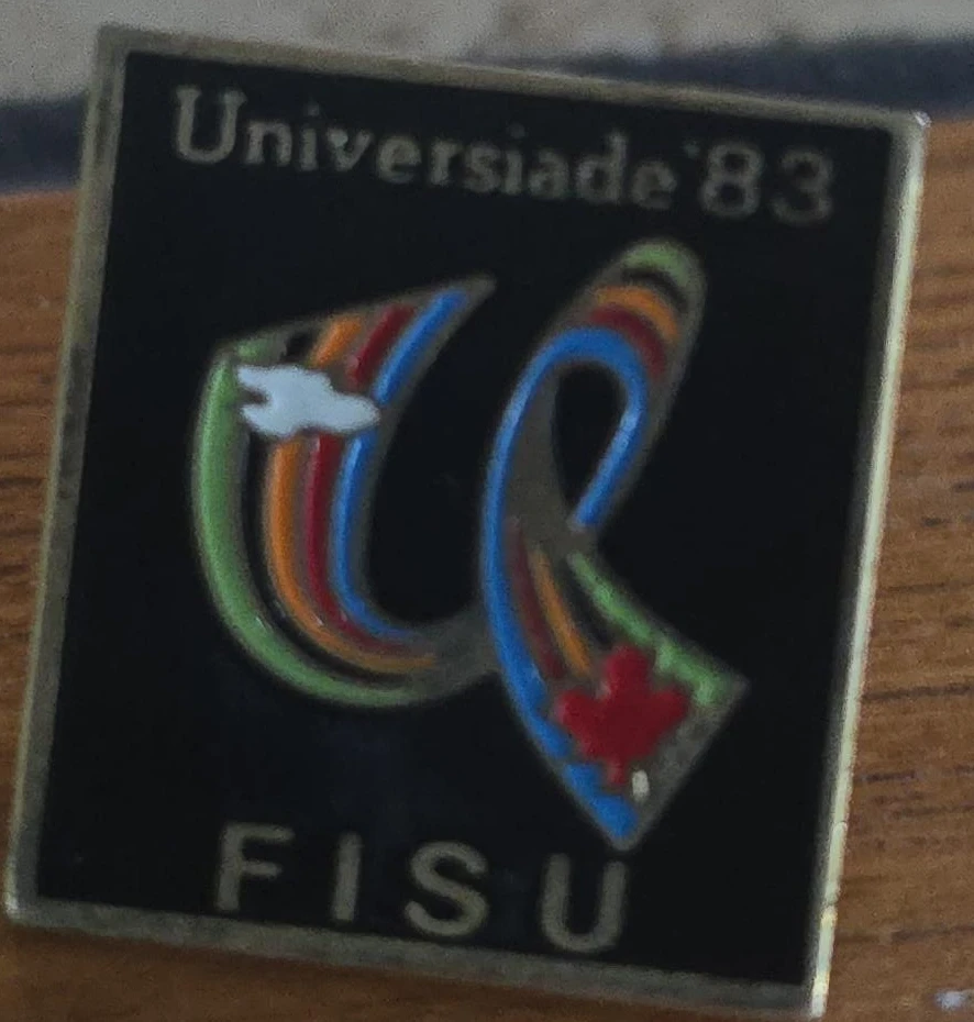 Universiade '83 FISU Lapel Pin