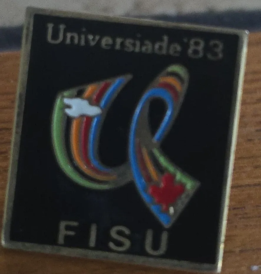 Universiade '83 FISU Lapel Pin