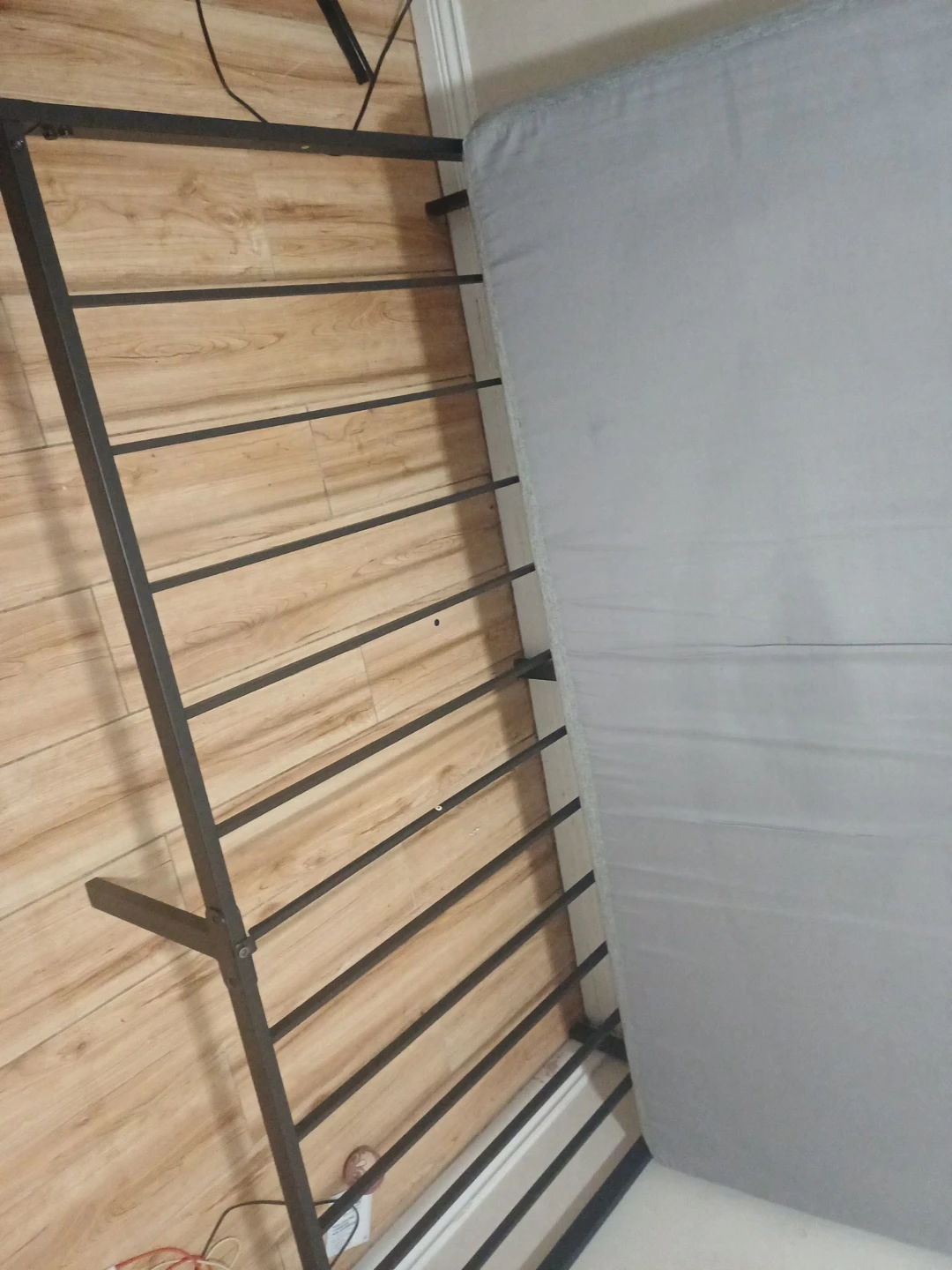 Metal Bed Frame with Mattress