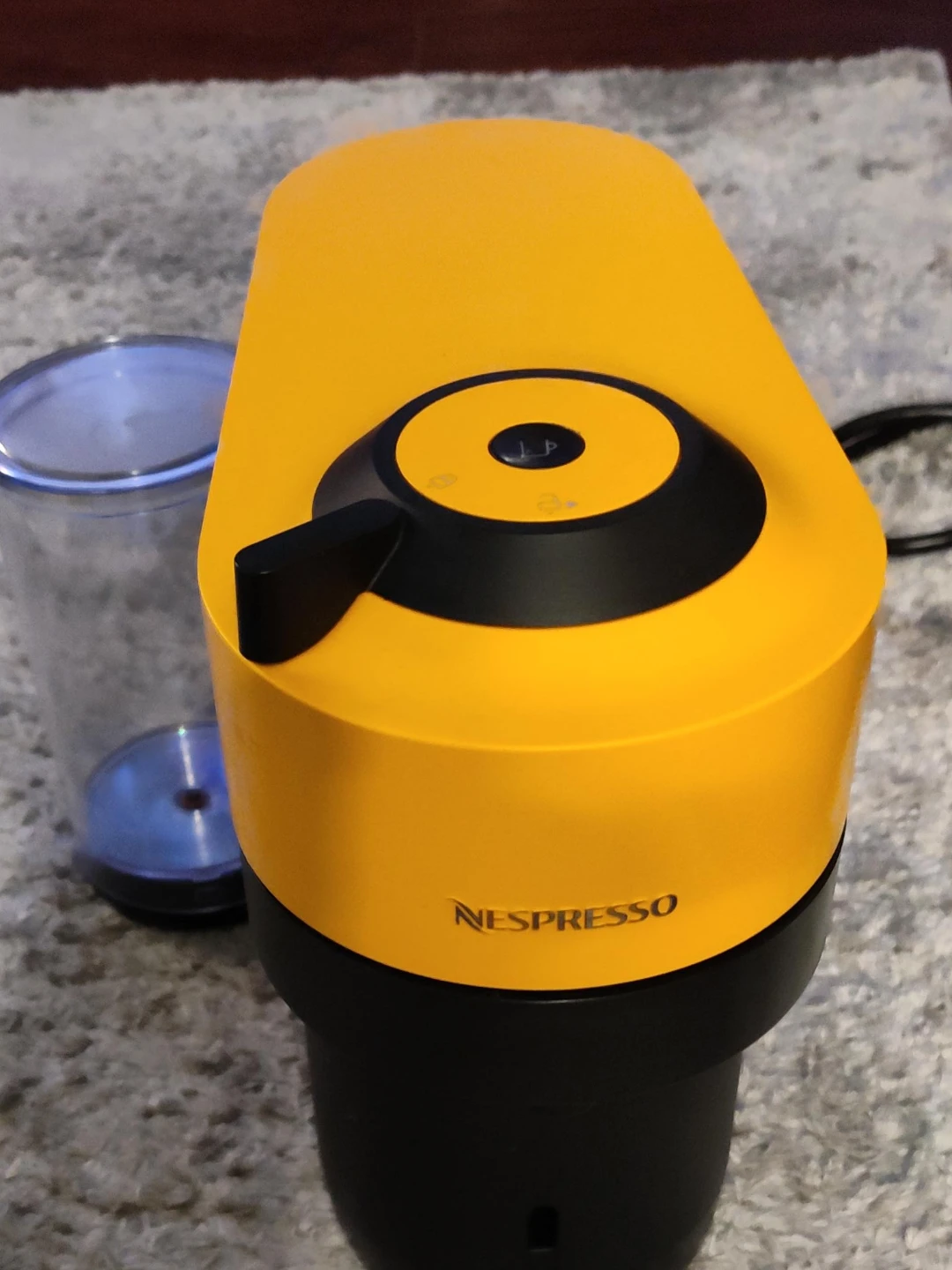 Nespresso Essenza Mini Yellow Coffee Machine