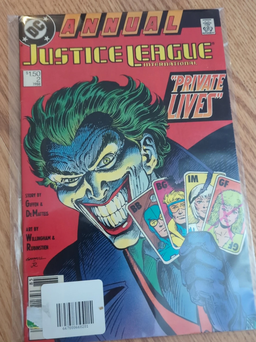 Justice League International Annual #2 Comic Book