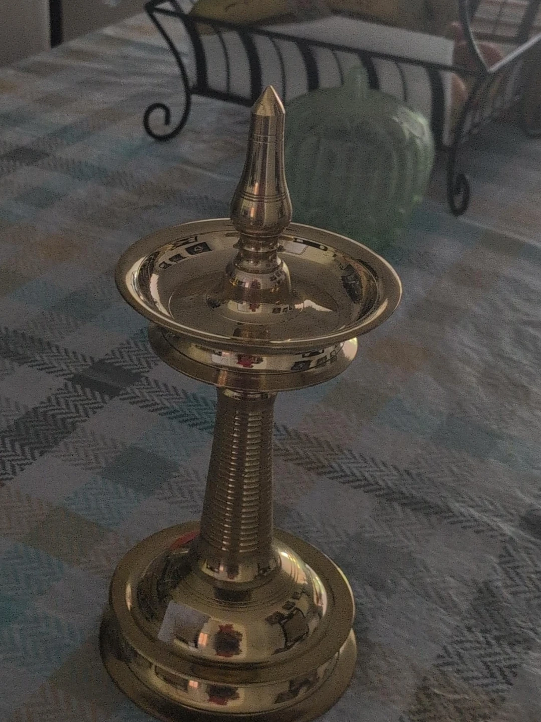 Traditional Brass Diya Oil Lamp