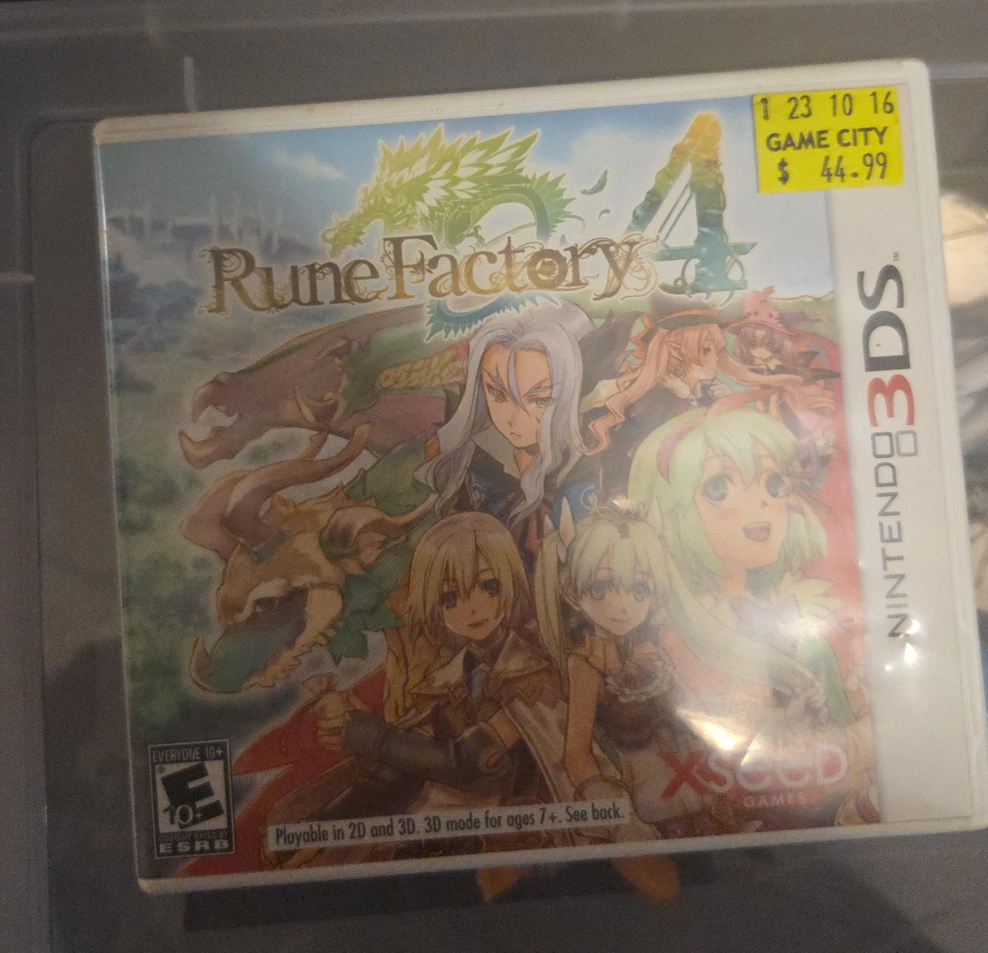 Rune Factory 4 Nintendo 3DS Game