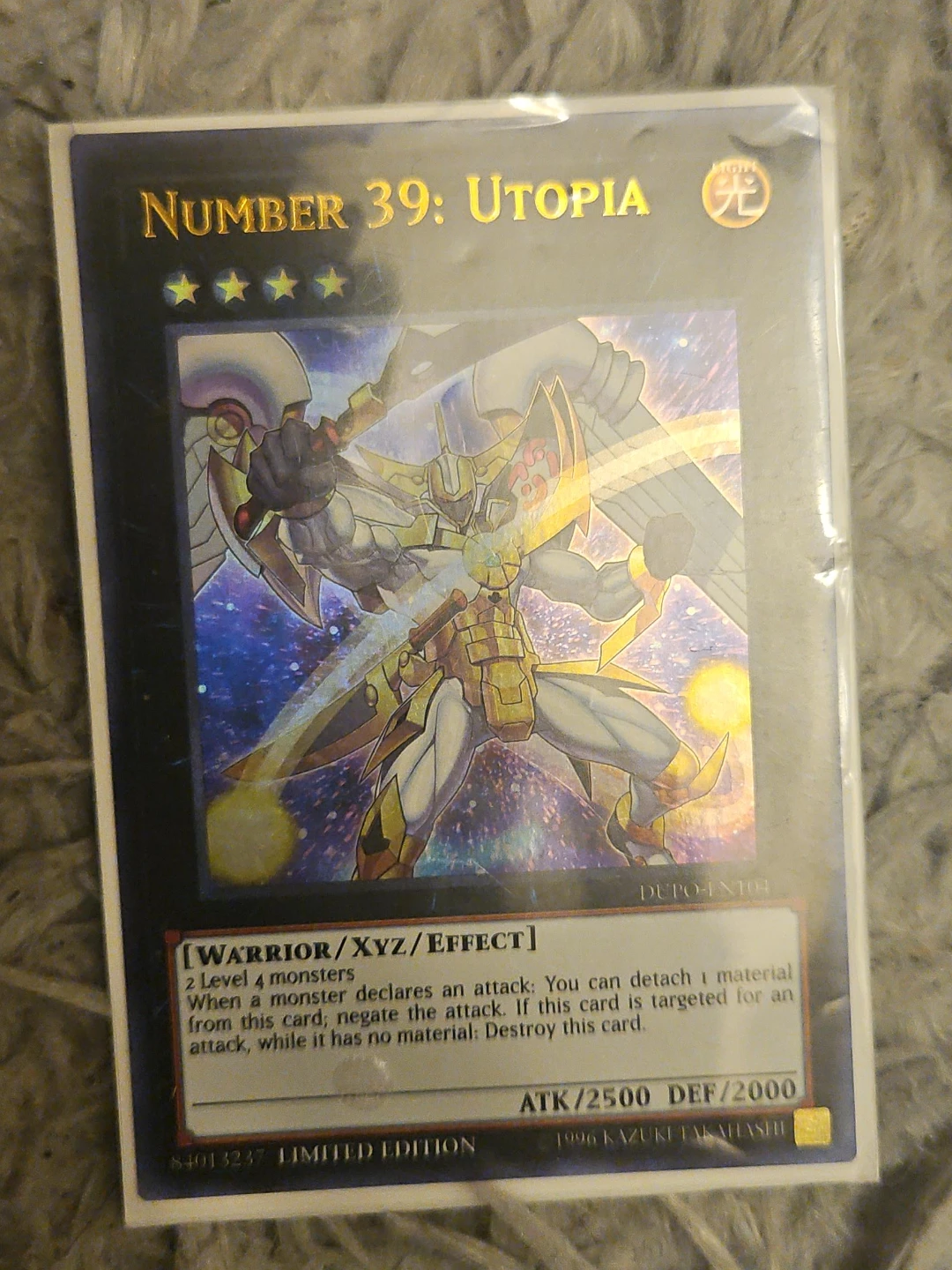 Number 39: Utopia Yu-Gi-Oh! Card