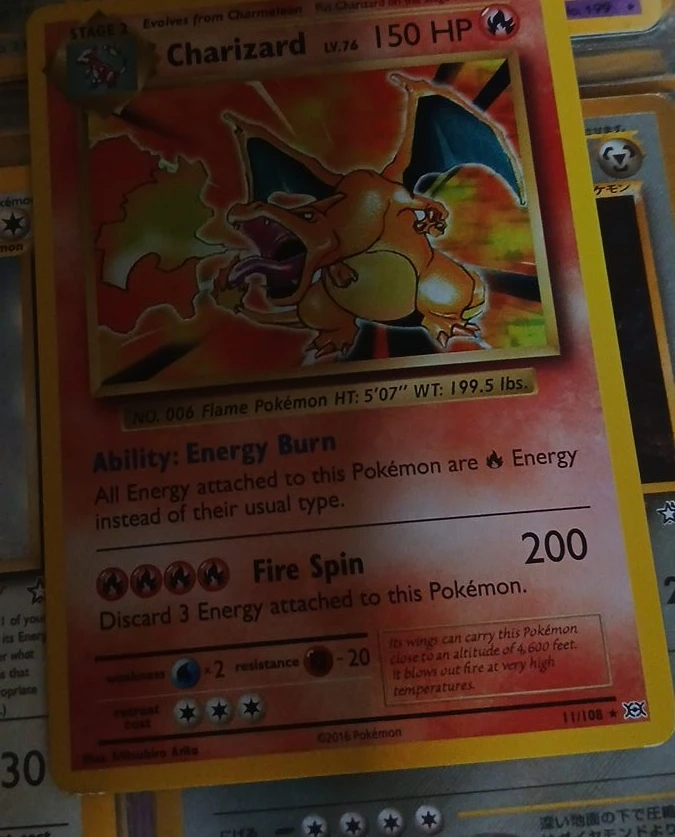 Pokémon Charizard LV.76 Trading Card
